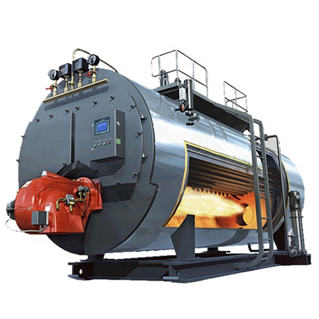 Industrial Gas Fired Steam Boiler With corrugated furnace
